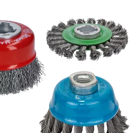 Wire Brushes for Angle Grinders and Rotary Drill/Drivers