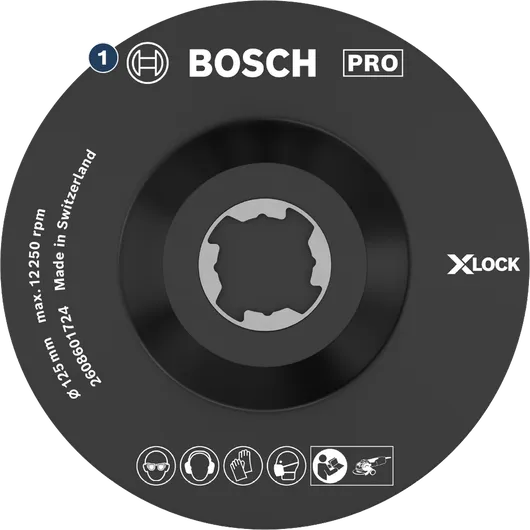 Bosch X-LOCK 125mm angle grinder cutting disc.
