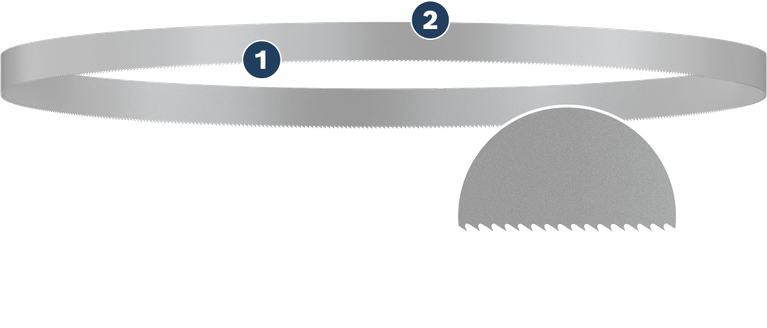 Bosch PRO CB2824 Band Saw Blade 733 mm, 24 TPI.