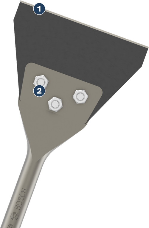 Bosch PRO SDS plus Floor Scraper 130 x 290 mm.