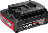 Bosch 14.4V 2.0Ah lithium-ion rechargeable battery.
