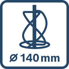 Stirring mechanism ∅ 140 mm For mixing paddles up to Ø140 mm