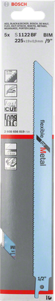 Reciprocating saw blade S 1122 BF Bosch S 1122 BF reciprocating saw blade 9″.