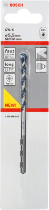 Concrete drill bit CYL-5 Bosch CYL-5 5.5 mm concrete drill bit.