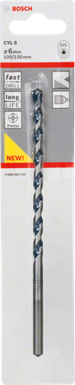 Concrete drill bit CYL-5 Bosch CYL-5 concrete drill bit 6 mm.
