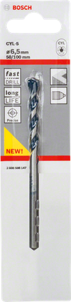 Concrete drill bit CYL-5 Bosch CYL-5 6.5 mm concrete drill bit.