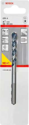 Concrete drill bit CYL-5 Bosch CYL-5 7 mm concrete drill bit.