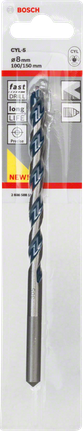 Concrete drill bit CYL-5 Bosch CYL-5 8mm concrete drill bit.