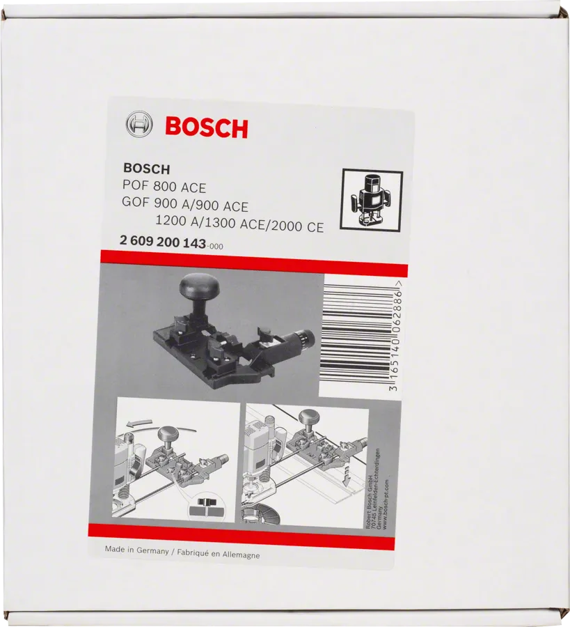 Bosch circle cutting guide and FSN 70/140 rail adapter.
