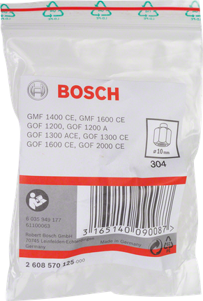 Collet Bosch 10 mm collet packaging.