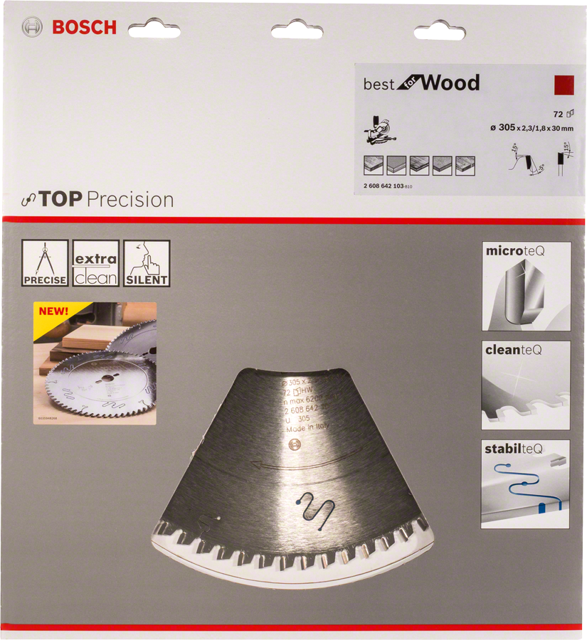 Bosch Top Precision Best for Wood circular saw blade.
