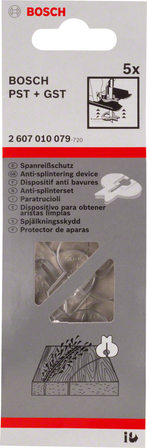Bosch anti-splinter guard 5x pack.