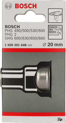 Bosch 20 mm reduction nozzle.