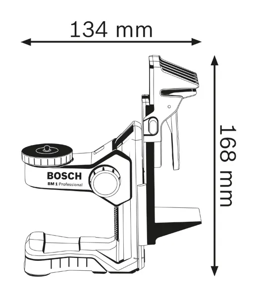 Mounting bracket diagram.