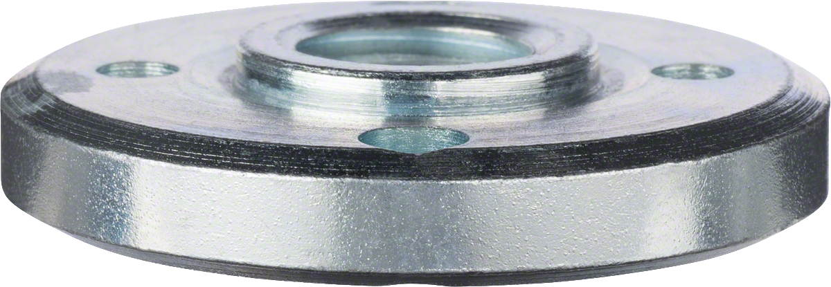 Bosch locking nut for secure disc attachment.