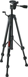 Bosch tripod with adjustable height and handle.