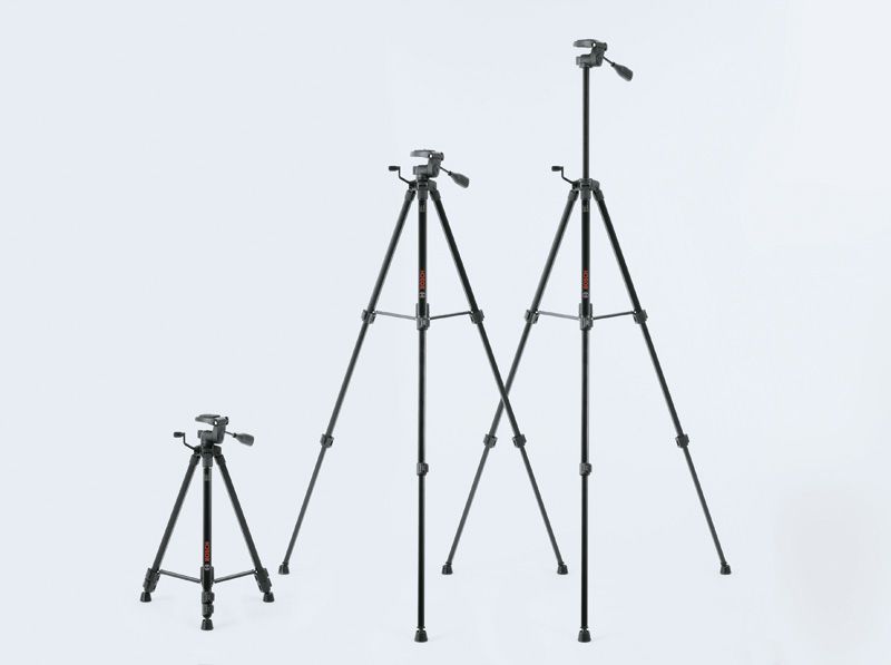 BT 150 Bosch BT 150 building tripod, adjustable height 55–157 cm.