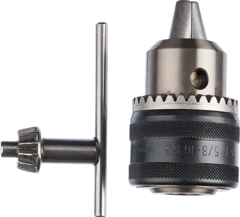 Keyed chucks up to 16 mm Bosch keyed chuck 16 mm with replacement key.