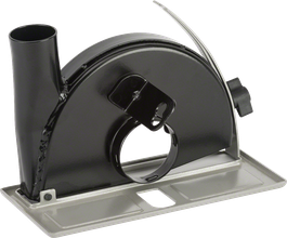 Bosch cutting guide with dust extraction, 150 mm diameter.
