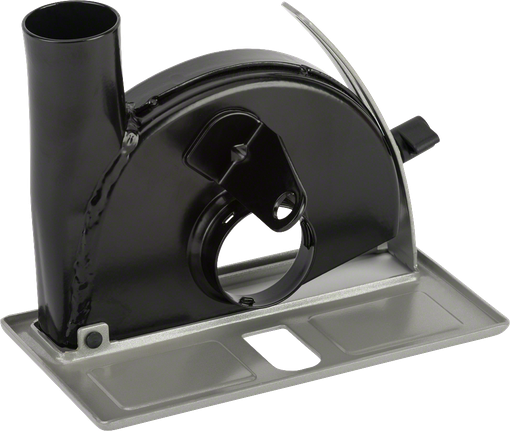 Cutting guide with dust extraction outlet Bosch cutting guide with dust extraction outlet.