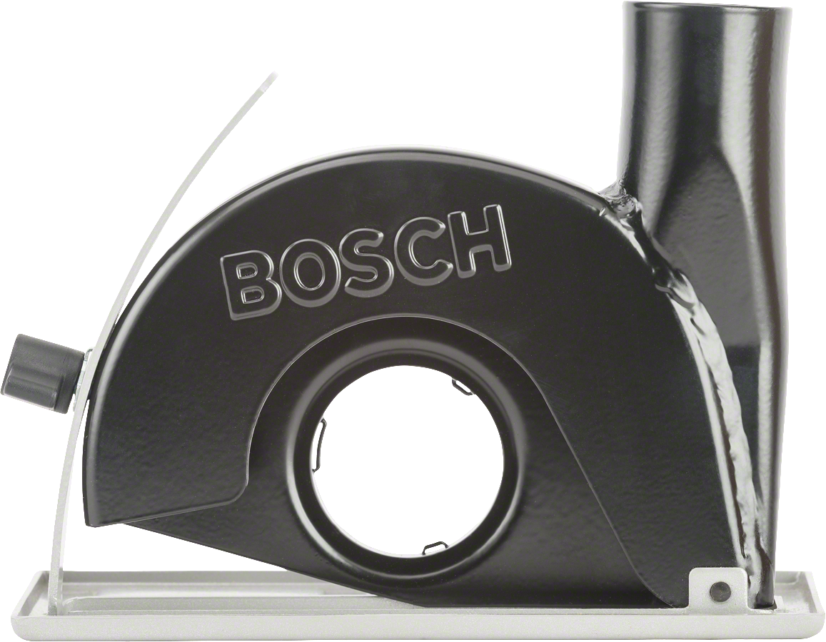 Bosch dust extraction guard for angle grinders.