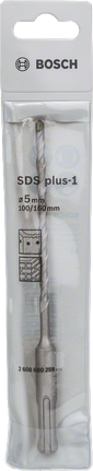 Hammer drill bit SDS plus-1 Bosch SDS plus-1 5mm hammer drill bit.