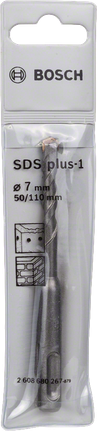 Hammer drill bit SDS plus-1 Bosch SDS plus-1 7 mm hammer drill bit.