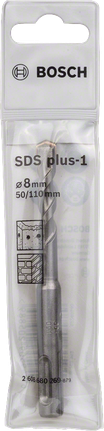 Hammer drill bit SDS plus-1 Bosch SDS plus-1 8mm hammer drill bit.