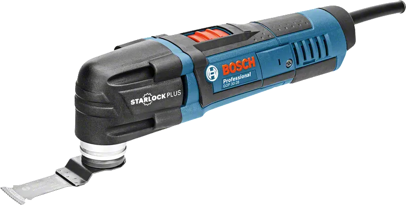 Bosch GOP 30-28 multi-tool with Starlock Plus blade.