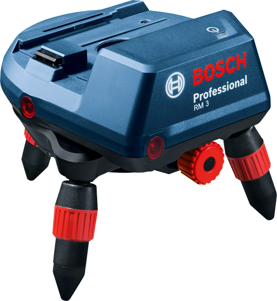 Bosch RM 3 accessory with adjustable tripod legs.
