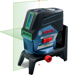Bosch GCL 250 CG laser leveling tool with green laser.
