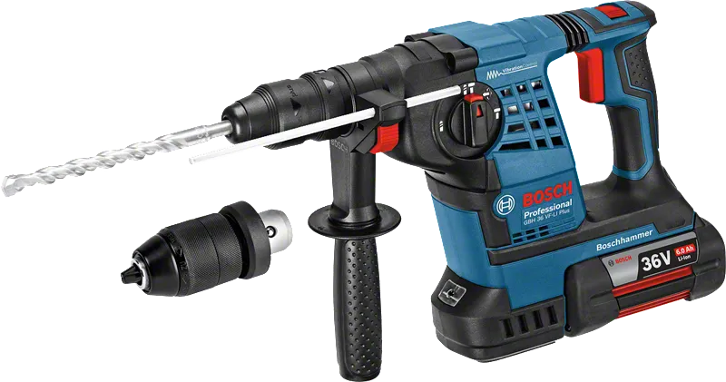 Bosch GBH 36.0 VF-LI Plus cordless rotary hammer, 36V.