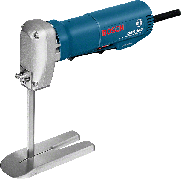 Bosch GSG 300 foam rubber cutter for precise cutting.