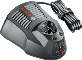 Bosch GAL 1130 CV charger with 3.0 A charge current.