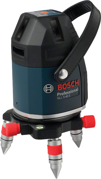 Bosch GLL 5-40 E laser leveling tool with 40 m range.