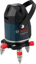 Bosch GLL 5-40 E laser leveling tool with 40 m range.