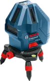 Bosch GLL 5-50 X laser leveling tool with self-leveling.