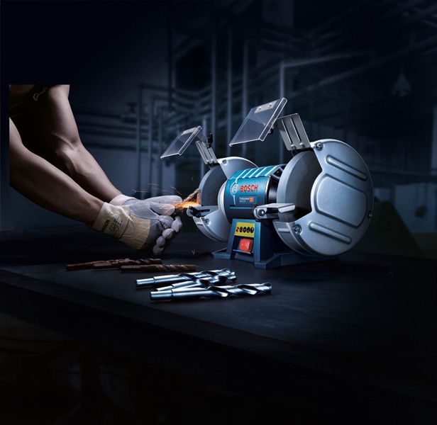 B.Bファニシング GRTB-120 PRO GBG 60-20 Double-Wheeled Bench Grinder | Bosch Professional