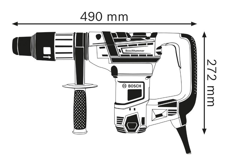 GBH 5-40 D Rotary Hammer with SDS max | Bosch Professional GBH 5-40 D Rotary Hammer with SDS max | Bosch Professional