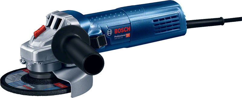 Bosch GWS 900-100 angle grinder with side handle.