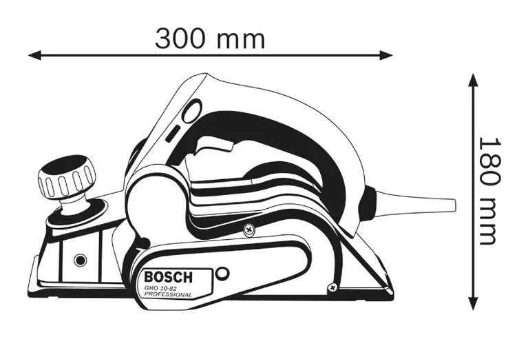 Planer dimension diagram.