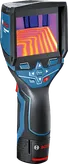 Bosch GTC 400 C thermal imaging camera detects heat patterns.
