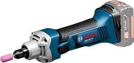 Bosch GGS 18 V-LI cordless straight grinder, 18V battery.