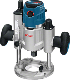 Bosch GOF 1600 CE router, precision depth adjustment.