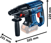 Bosch gbh180li top