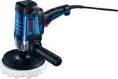 Bosch GPO 950 polisher with 950W input and side handle.