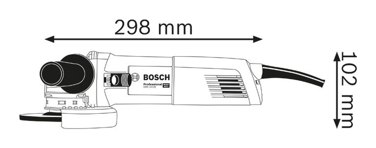 Side profile dimensions.