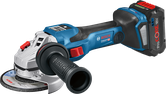 Bosch GWS 18V-15 SC cordless angle grinder.