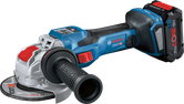 Bosch GWX 18V-15 SC cordless angle grinder with X-LOCK.
