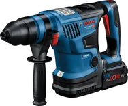 Bosch GBH 18V-34 CF rotary hammer with case and chuck.